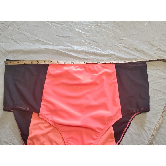 Womens Bikini Bottom 4xl Orange Peach & Black Moxi Blu Tags - Picture 6 of 8